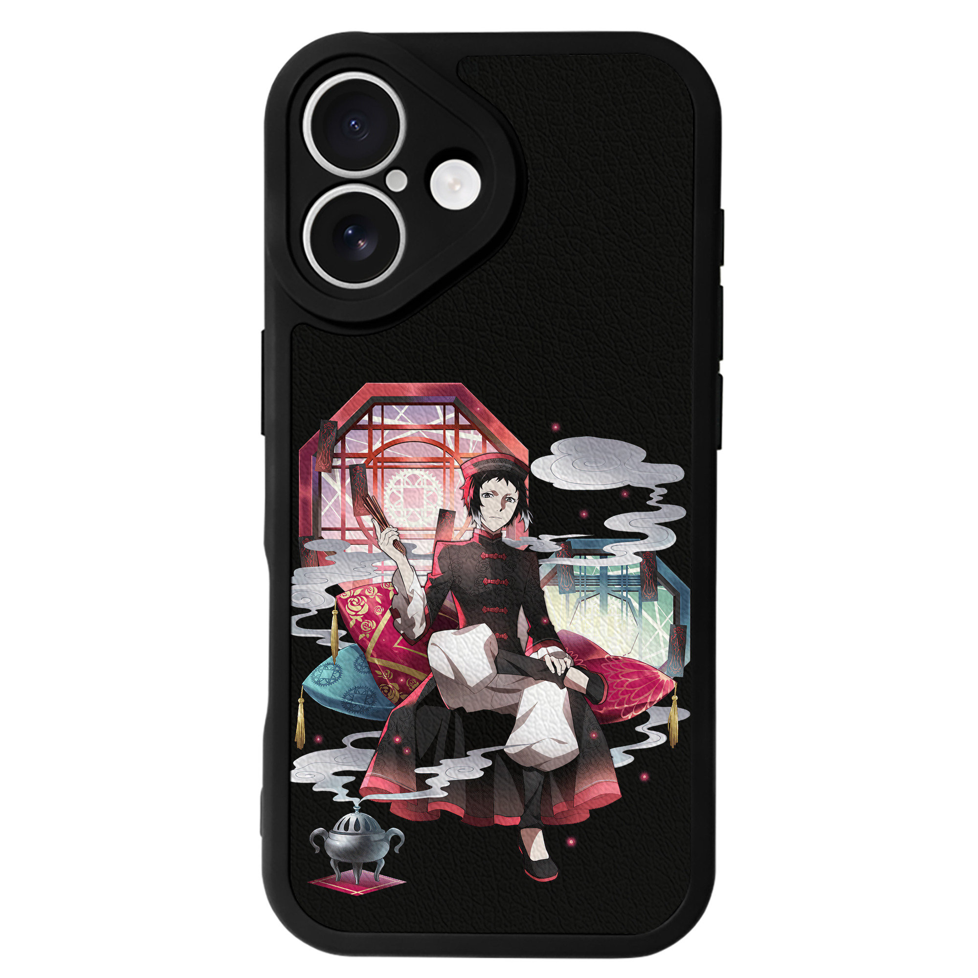 （画像用） 文豪ストレイドッグス Bungo Stray Dogs 【iPhone 16シリーズ対応】シリコンスマホケース（レザー調） 材質：シリコン